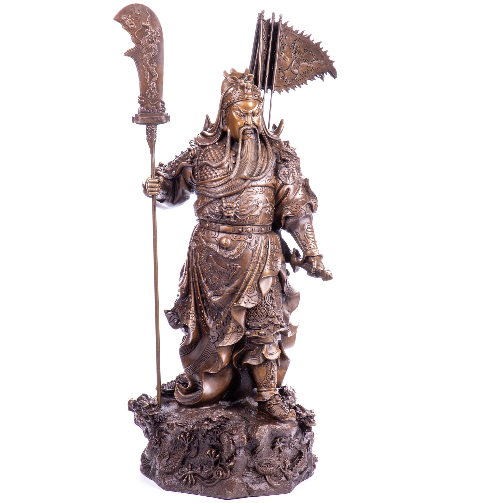Guan Yu - bronz szobor képe
